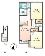 リバレインの間取り画像