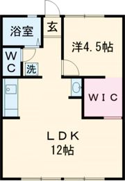 南ハイツの間取り画像