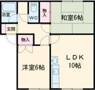 コーポ北斗の間取り画像