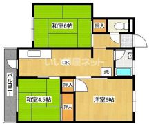 第2五和荘の間取り画像