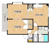 メゾンイチキの間取り画像