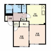 グリーンフォレスト Aの間取り画像