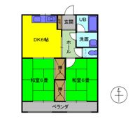パークハイツ馬場の間取り画像