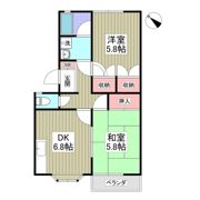 花咲コートヴィレッジの間取り画像