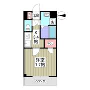 ルミエール岸町の間取り画像