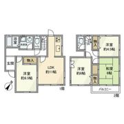 上戸建の間取り画像