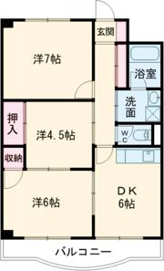 東陽ハイツの間取り画像