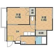 ライブ平松Bの間取り画像