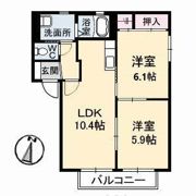 レスポワール小島 B棟の間取り画像