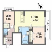 シャーメゾン西鳴水の間取り画像