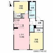 クレストタウン A棟の間取り画像