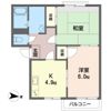 フレグランス 小玉 Aの間取り画像