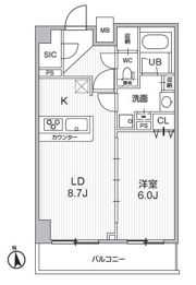 HF曳舟レジデンスの間取り画像