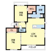 FELICITY GLANZの間取り画像