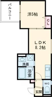 クリエオーレ常盤町の間取り画像