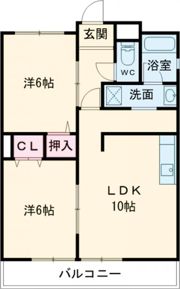 メゾン長縄の間取り画像