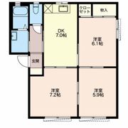 カーサルミエール Fの間取り画像