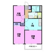 グリーン杉本Bの間取り画像