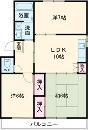 ハイツ五反田の間取り画像