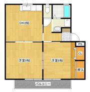コーポクレサンサマムの間取り画像