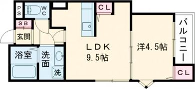 Kvell Garden春日の間取り画像