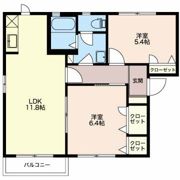 プランドール Bの間取り画像