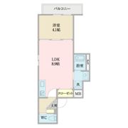 グランディール高畑の間取り画像