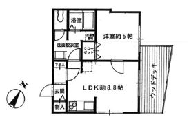 HB浜町Ⅱの間取り画像