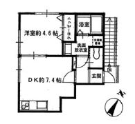 HB浜町Ⅱの間取り画像