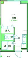 メゾンまほろばの間取り画像
