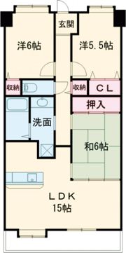 コアマンション山上倶楽部の間取り画像