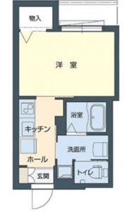 スタジオーネ駅南の間取り画像