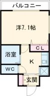 ハーバーステージ神戸の間取り画像