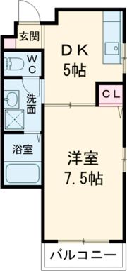 プランドール大久保の間取り画像