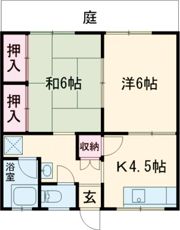 吉野コーポの間取り画像