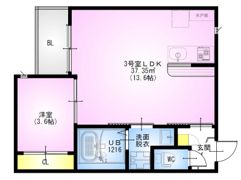 REGALEST 東大宮（レガリスト ヒガシオオミヤ）の間取り画像