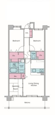 レジディア東松戸の間取り画像