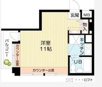 宝殿駅前ヤングパレスの間取り画像