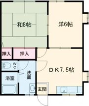ハイツリバーヒルズの間取り画像