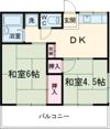 ハイツ神山2号棟の間取り画像