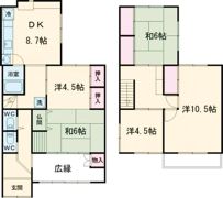 江場戸建ての間取り画像