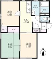 すずらん邸の間取り画像
