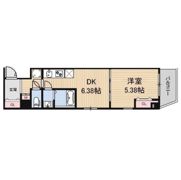 アネールエレ江戸堀の間取り画像