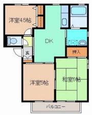 グランシード新里Dの間取り画像