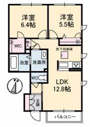 シャーメゾン右京の間取り画像