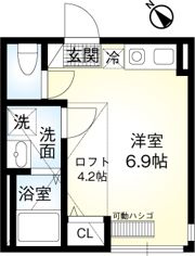 ヴェラハイツ菊名の間取り画像