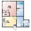 コーポササキの間取り画像