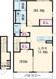 メゾン・ド・ベルの間取り画像