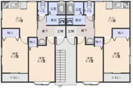 フォレスト北山Bの間取り画像
