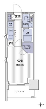 エスティメゾン大島の間取り画像